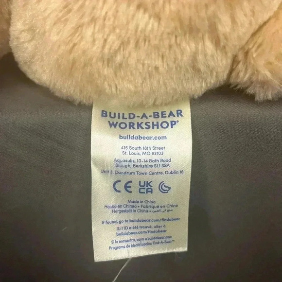 Build A Bear Happy Birthday Bear 15" Light Brown BAB - Picture 4 of 5